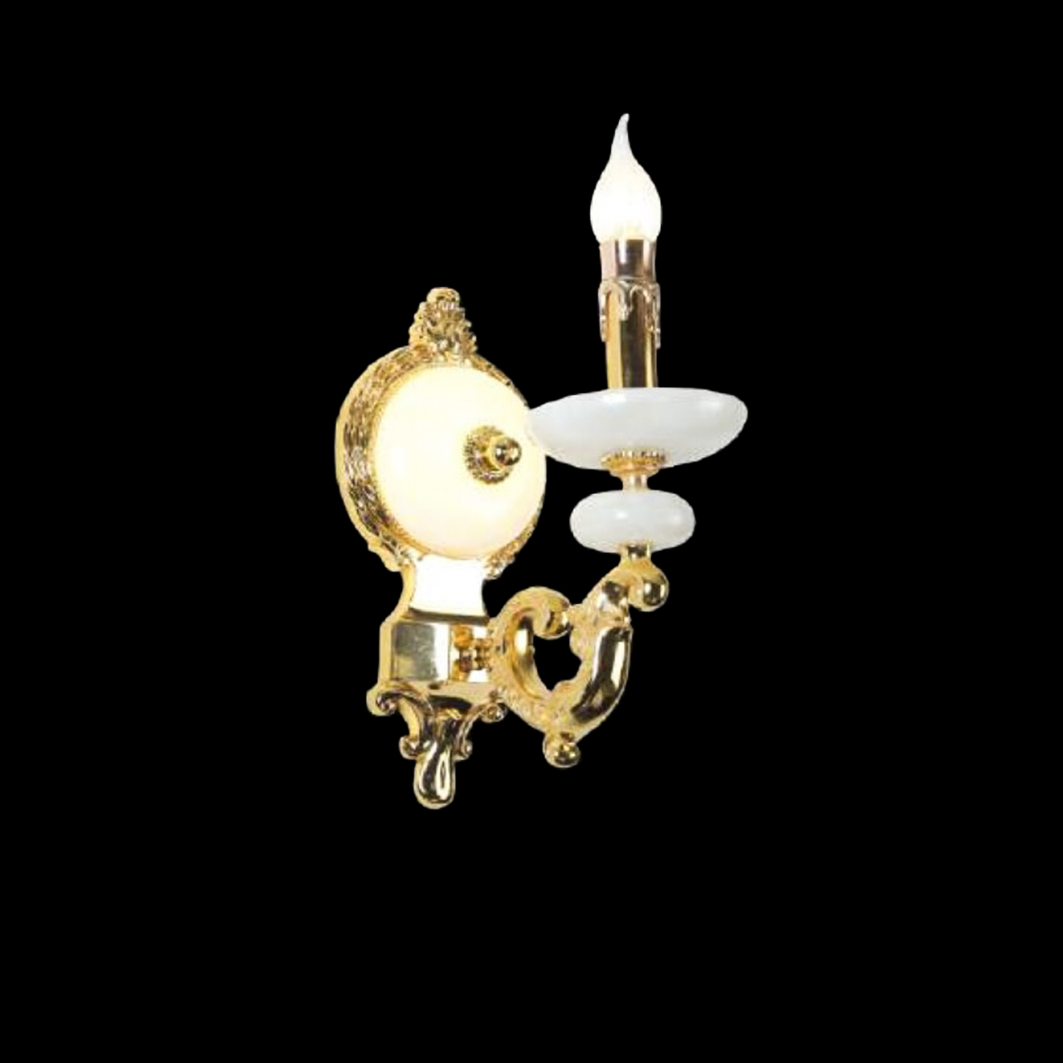 VĐ-9350-1 – Đèn tường đồng nguyên khối mang vẻ đẹp cổ điển tinh xảo