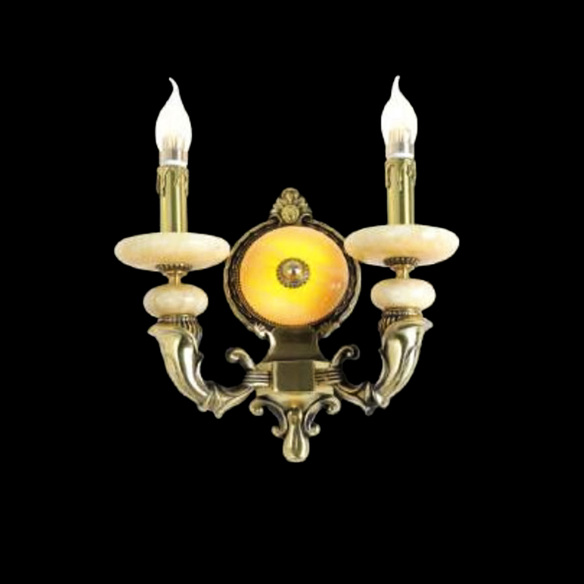 VĐ-9355-2 – Đèn tường đồng nguyên khối mang vẻ đẹp cổ điển sang trọng