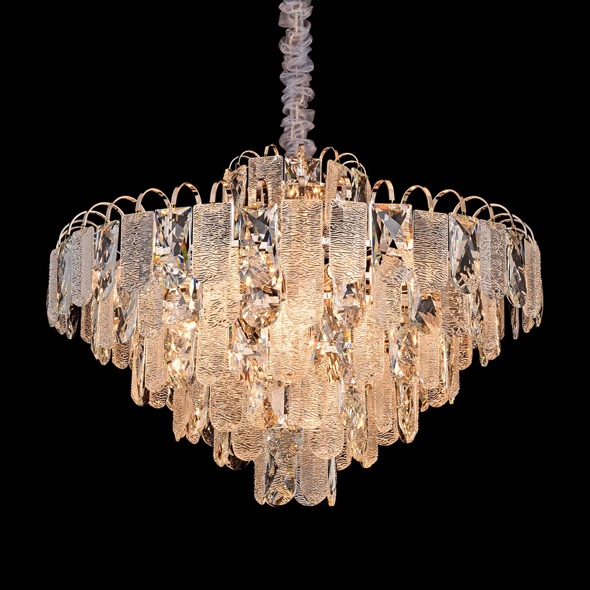 Đèn chùm pha lê K9 TPL6291T800 – Vẻ đẹp luxury cân đối cho không gian sang trọng